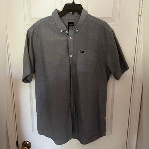 RVCA Blue/Gray button down